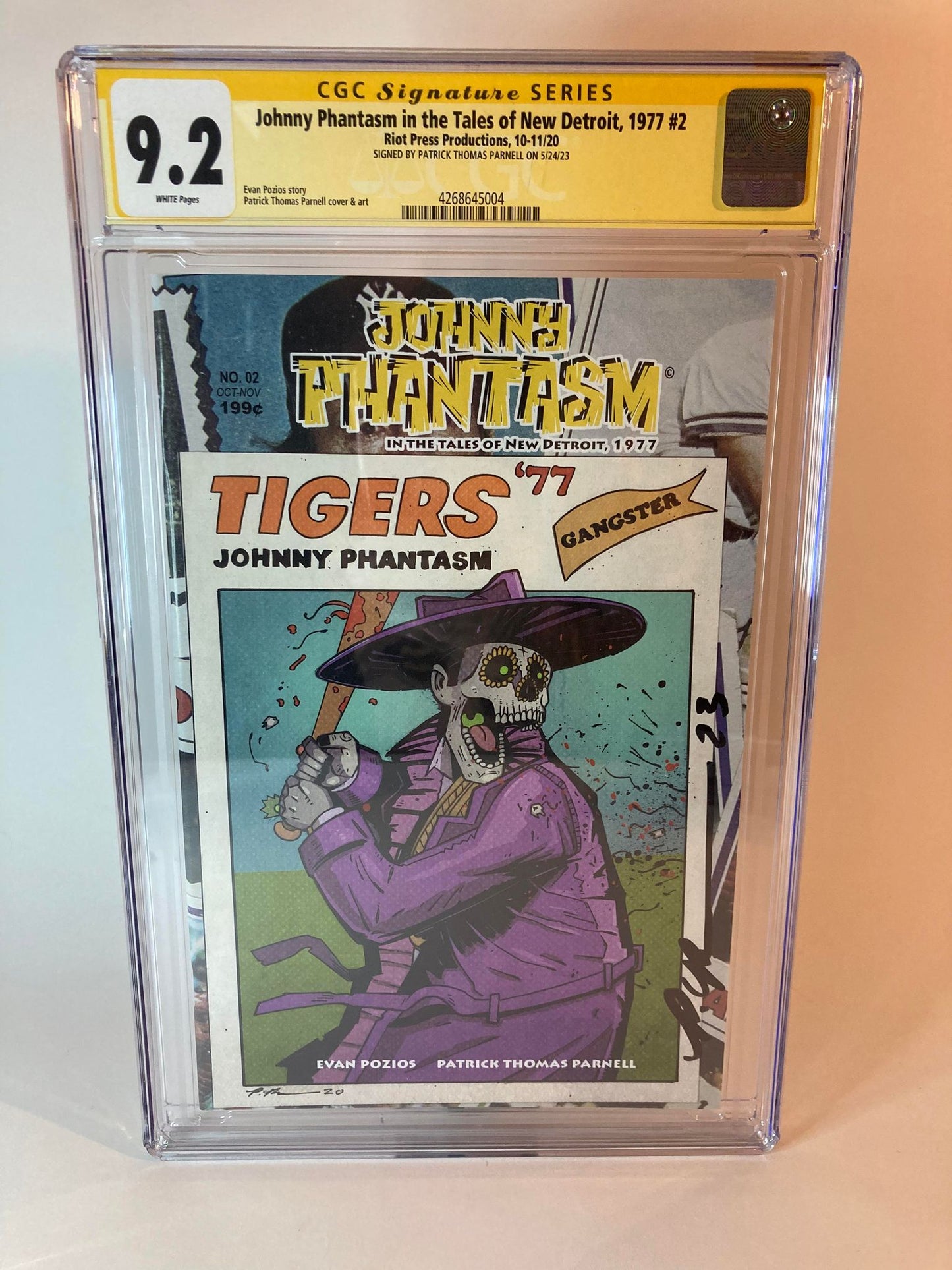 Johnny Phantasm 1977 1-3 CGC graded and signed by PTP!