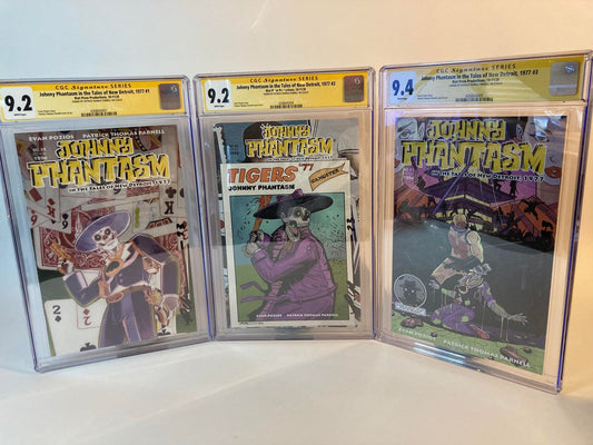 Johnny Phantasm 1977 1-3 CGC graded and signed by PTP!