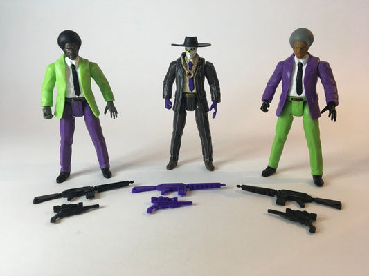 Johnny Phantasm w/ Gravedigger Tony & Lucky Hands Action Figure Set