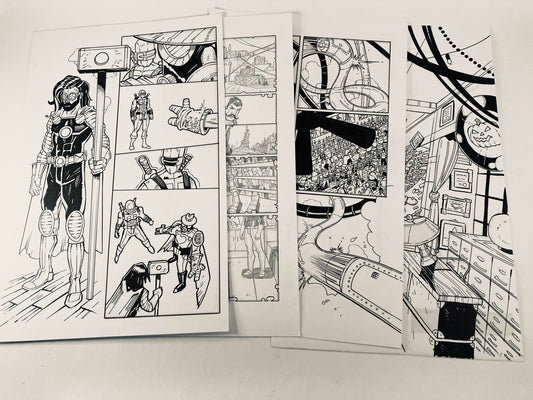 4 Random Johnny Phantasm Pages by PTP for $100