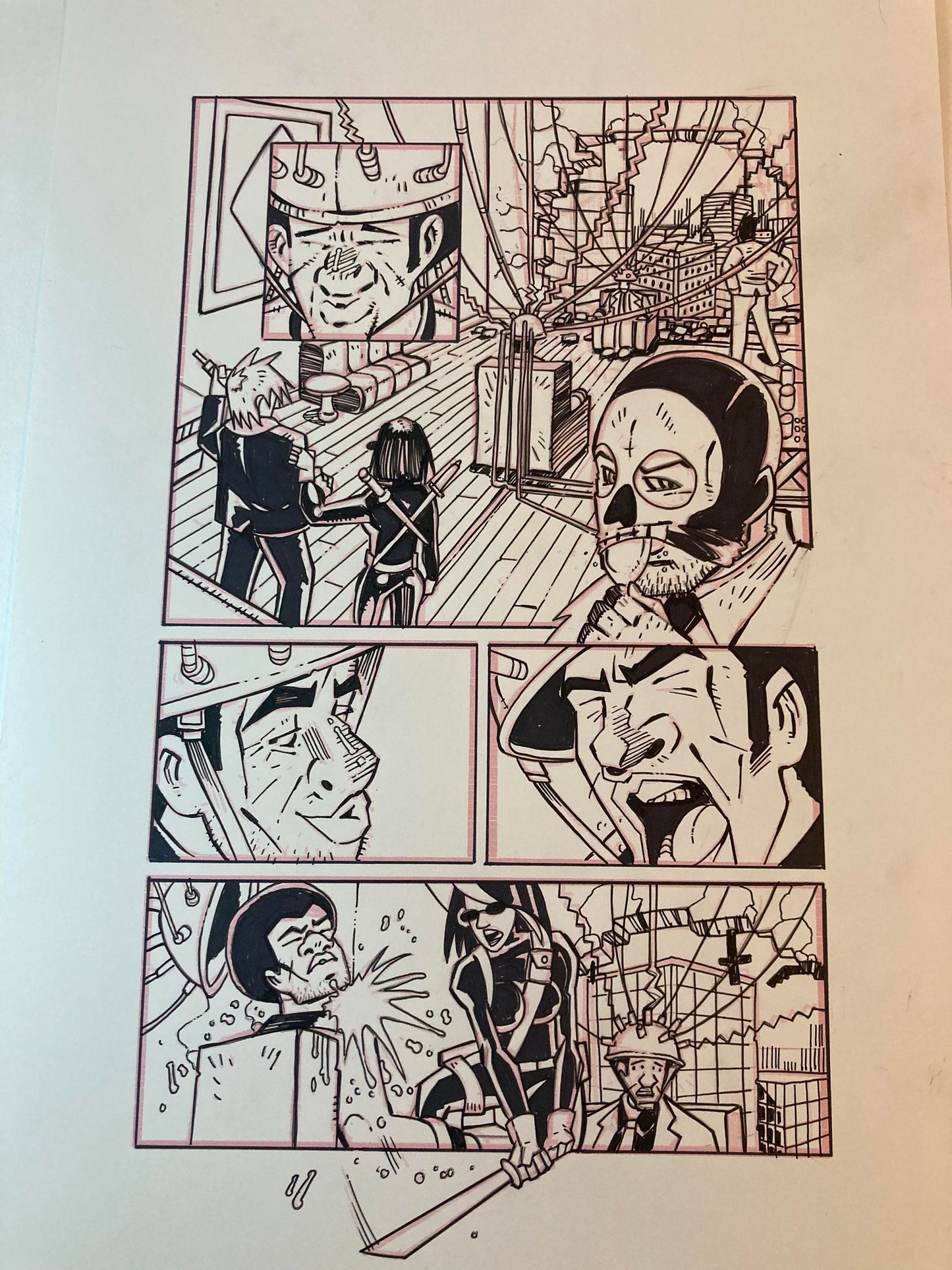 M.O.F.O.S. Page by Patrick Thomas Parnell X2 $50