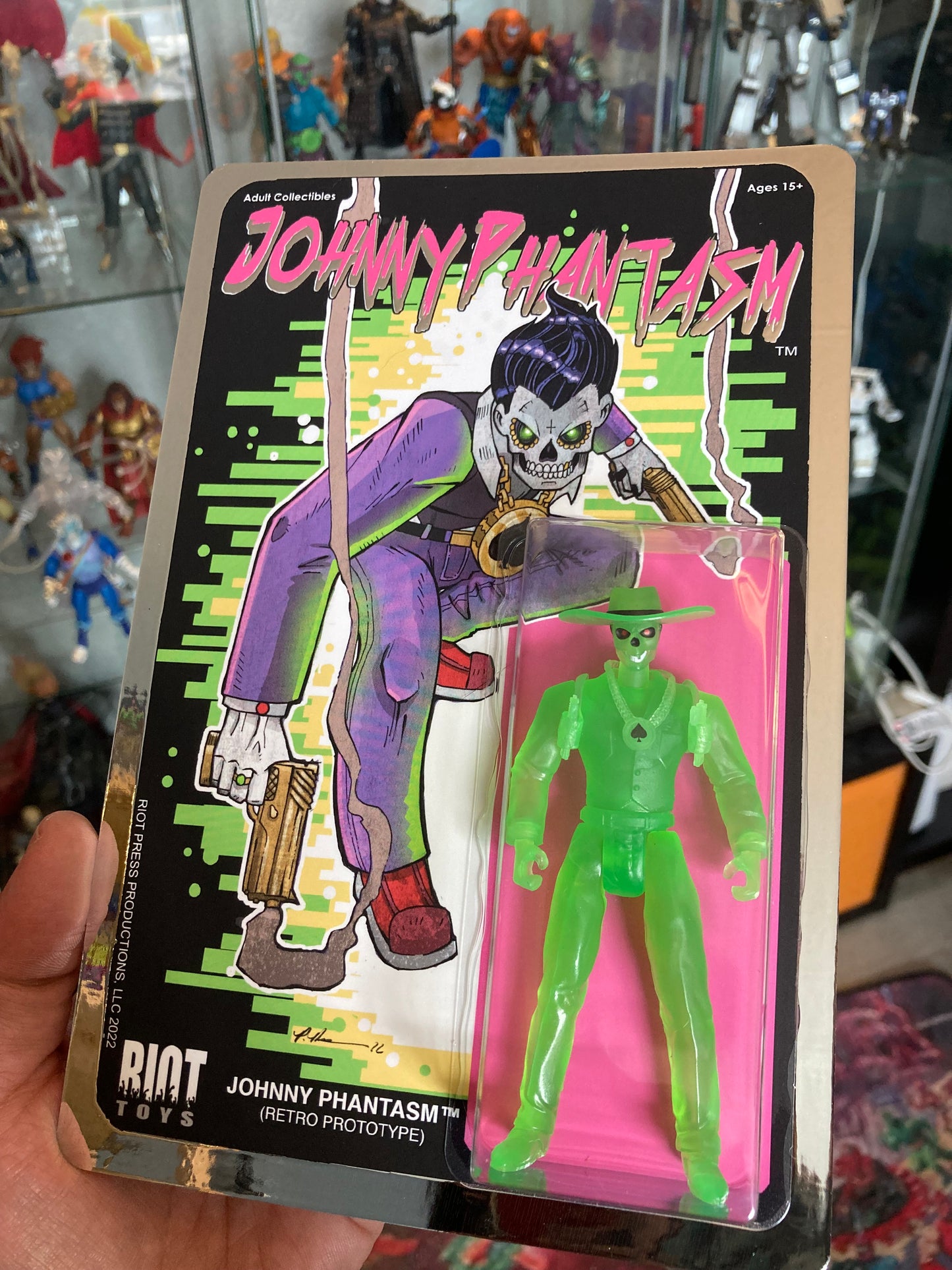 Johnny Phantasm Foil Card Back SIGNED!