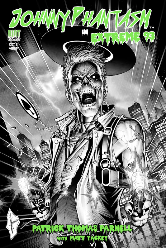 Dale Keown's Johnny Phantasm 93' Black/White Artist Edition: Unsigned