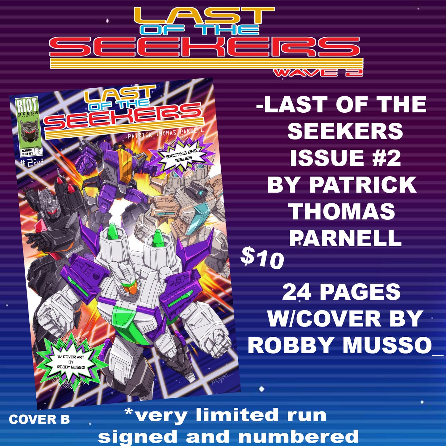 Last of the Seekers #2 — Variant (Cover by Robby Musso)