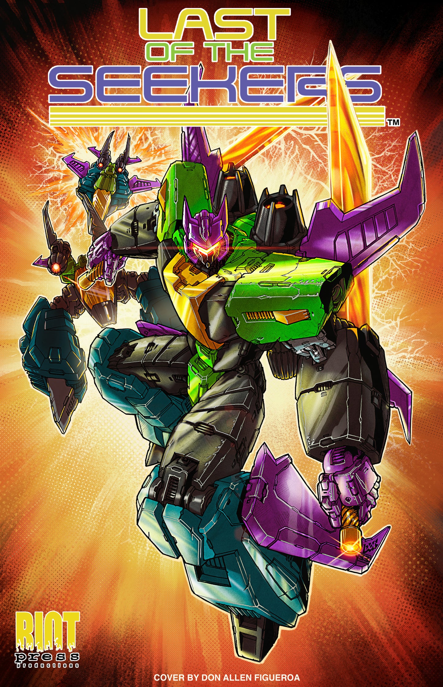 Last of the Seekers: 24 pg Comic Book by Riot PRESS!! G2 Cover!