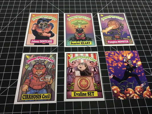 Phantasm Pail Kids Trading Cards w/ Michael Golden Trading Card (6)