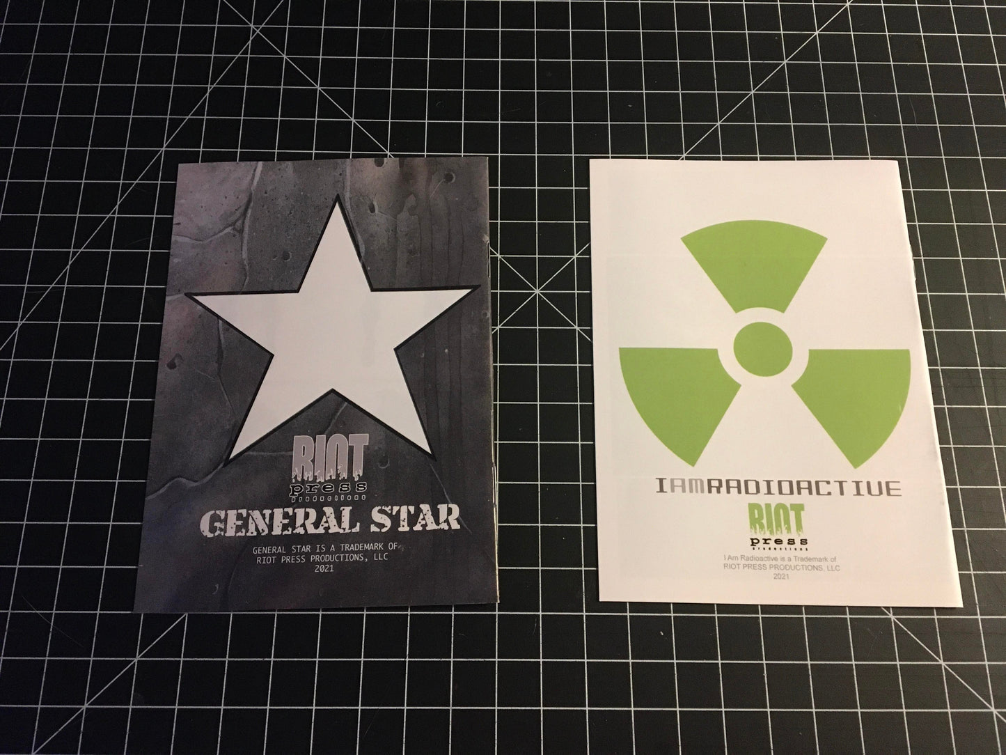 General Star & I AM RADIOACTIVE mini comics