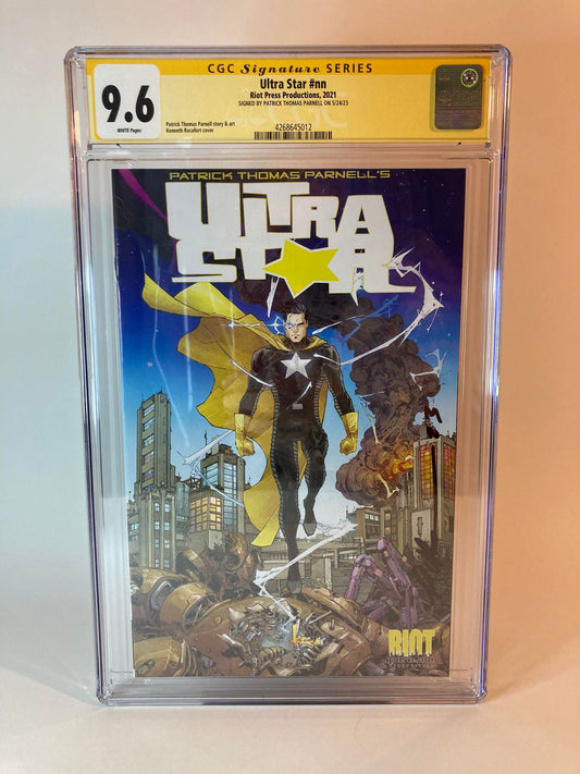 Ultra Star #1 Graded by CGC & Signed by Patrick Thomas Parnell