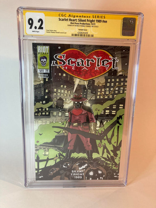 Scarlet Heart 1989 Graded by CGC Signed by Patrick Thomas Parnell
