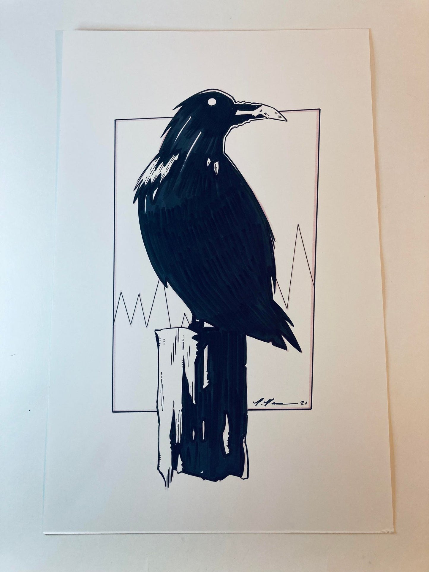 Sleep Hollow Crow $75 by Patrick Thomas Parnell