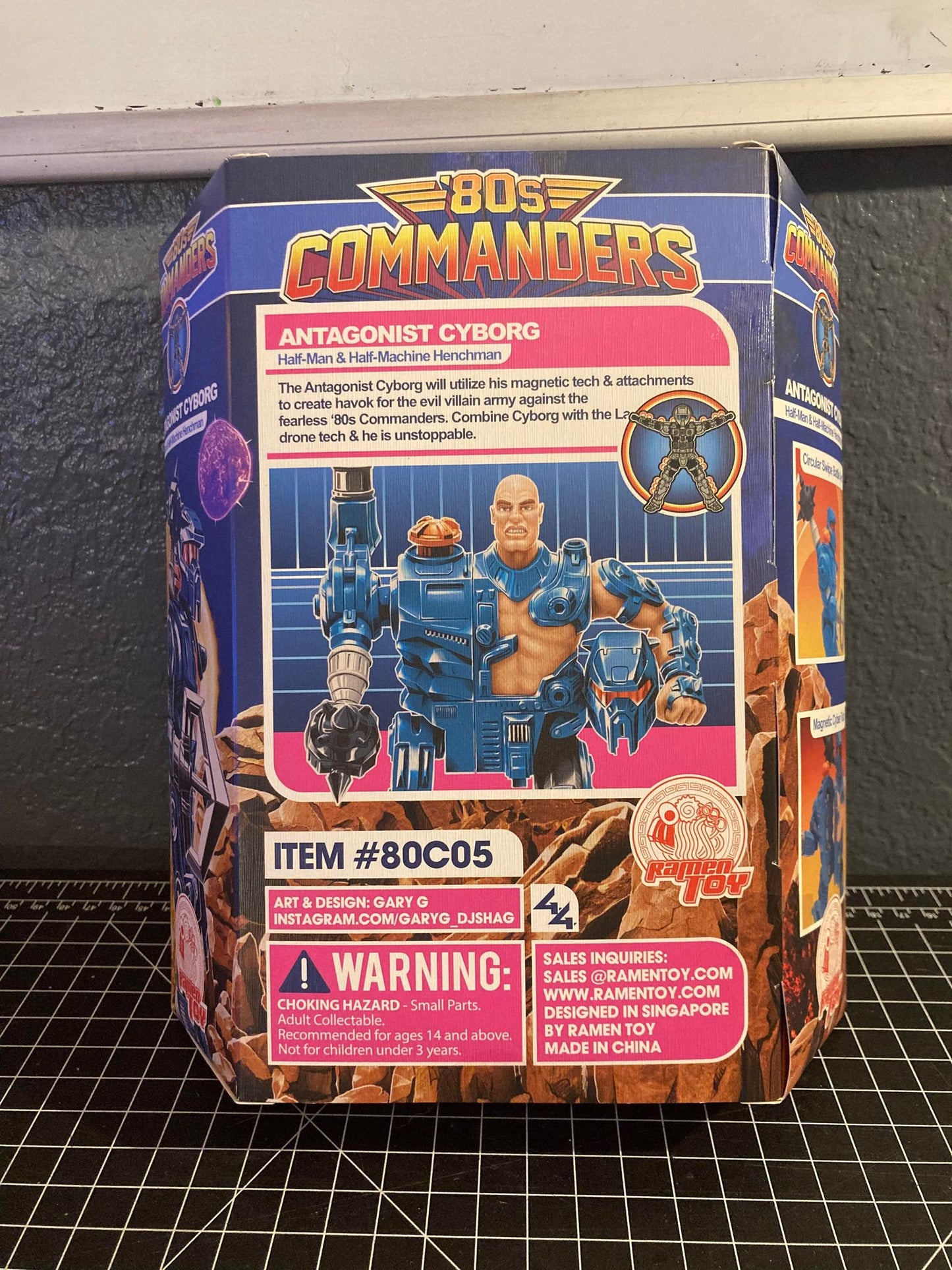 80's Commanders Antagonist Cyborg (Animated) Ramen Toy