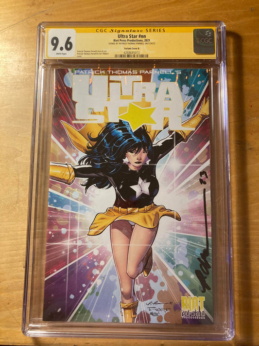 Ultra Star (Ultra Girl CVR) Graded by CGC & signed by Patrick Thomas Parnell