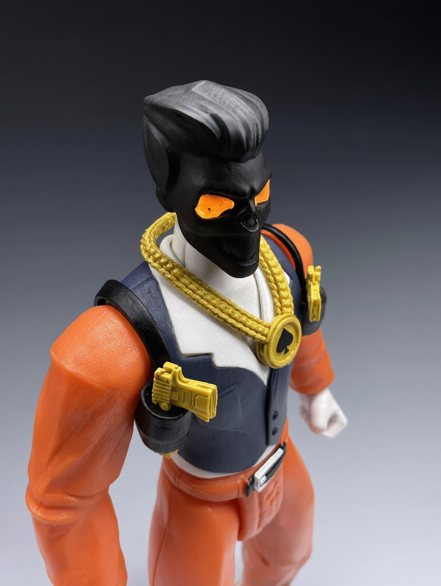 Black Skull Orange Suit Phantasm