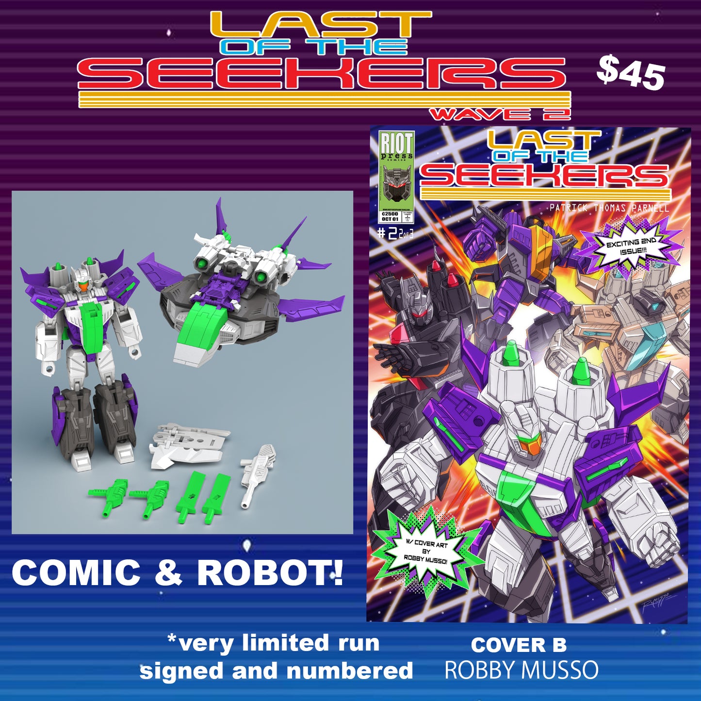 Last of the Seekers #2 — Robby Musso Cover + WILD CARD Robot Bundle