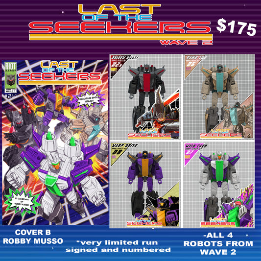 Last of the Seekers #2 — Robby Musso Cover + FULL WAVE 2 Robot Set ------- Only 5 Available!