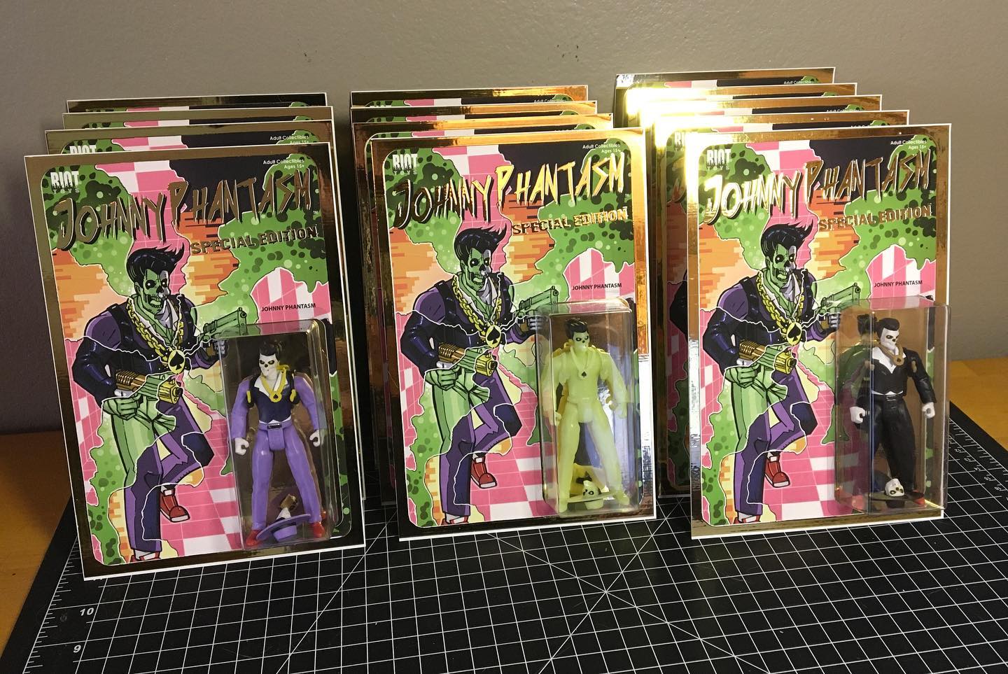 Retro Prototype Johnny Phantasm on card back